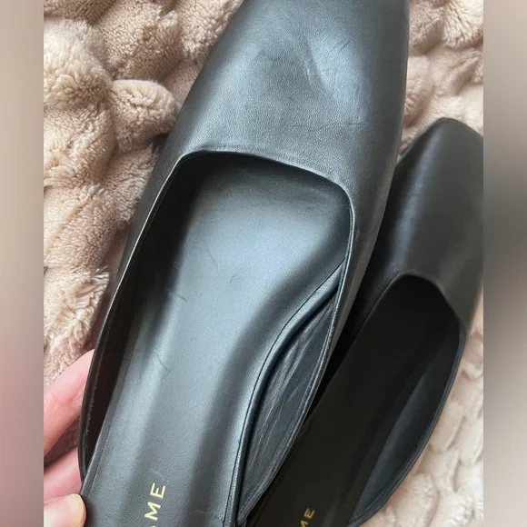 FRAME Black Leather Le Town Mules - Picture 4 of 13